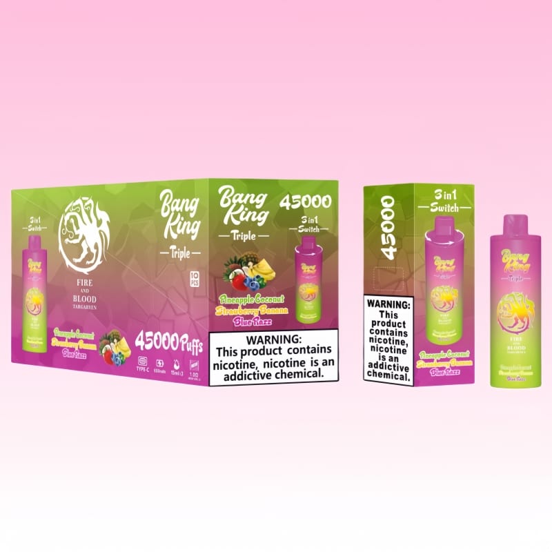 Bang King Triple 45K Puffs | 3 en 1 Vape - Puff Bang King Bang King Triple 45K Puffs | 3 en 1 Vape - Puff Bang King
